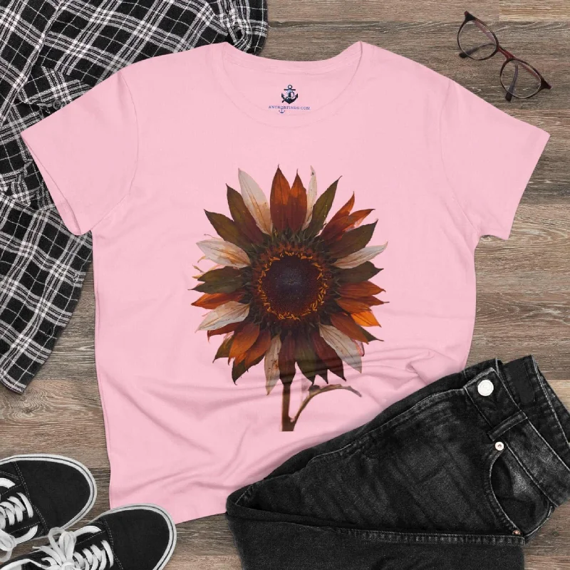 Sunflower Women's Midweight Cotton Tee Chenille Blend Fleece Blend Nylon Blend