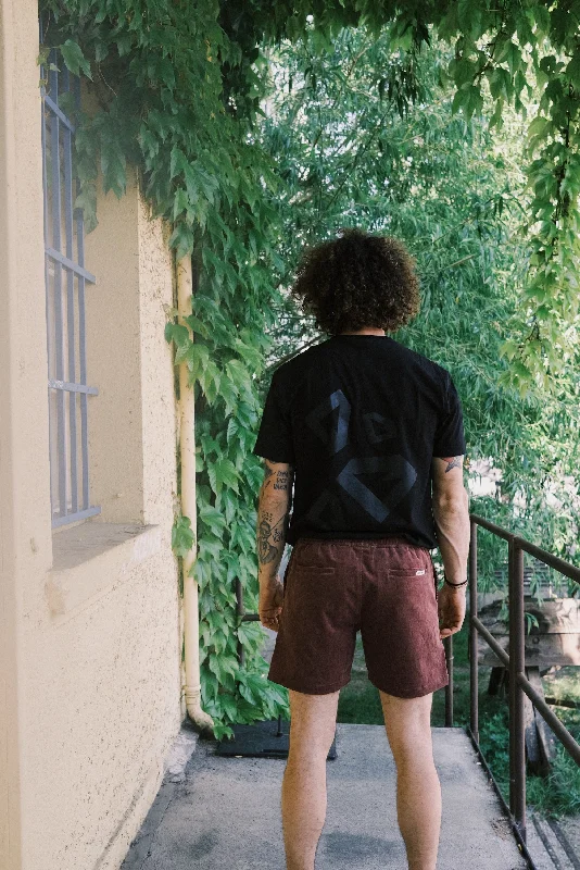unisex t-shirt - nino - black Print Jacquard Patchwork