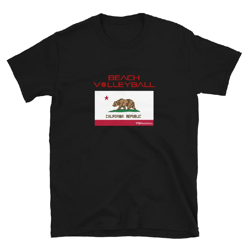 VBAmerica California Beach T-Shirt Polka Dot Checkered Tartan