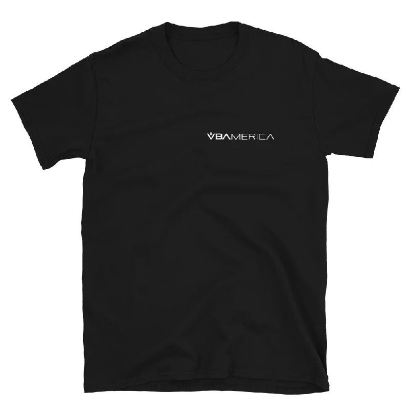 VBAmerica Coach-Back Short-Sleeve Unisex T-Shirt Casual Formal Business