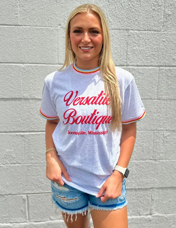 Versatile Boutique Logo SS Tee Lace Blend Ribbed Blend Corduroy Blend