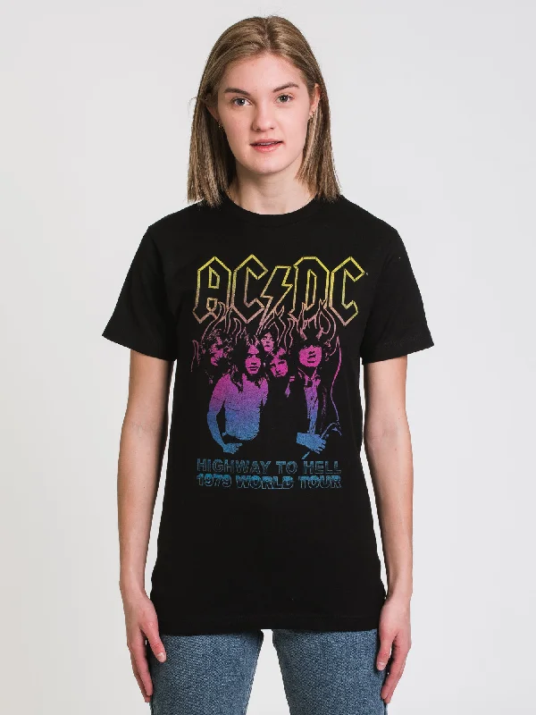 GOODIE TWO SLEEVE AC/DC ON FIRE T-SHIRT  - CLEARANCE