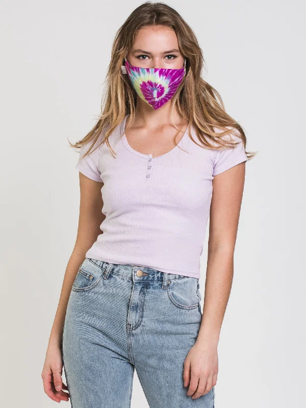 HARLOW CARA POINTELLE TEE - CLEARANCE Boxy Fit Fitted Loose