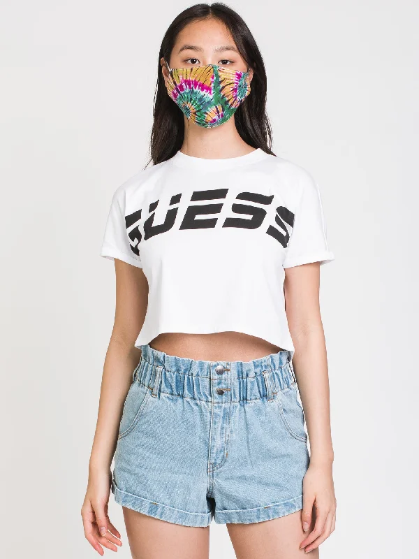 GUESS CREWNECK T-SHIRT  - CLEARANCE Spandex Blend Rayon Blend Denim Blend