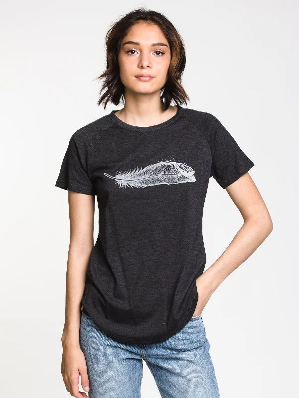 TENTREE FEATHERWAVE RAGLAN TEE  - CLEARANCE