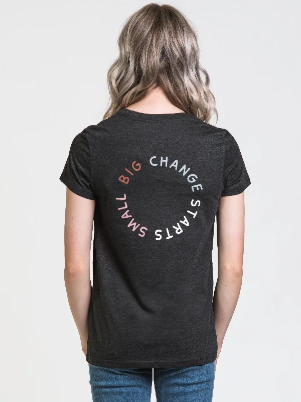 TENTREE LEFT CHEST ARC TEE  - CLEARANCE Ribbed T-Shirt High Neck Heavyweight