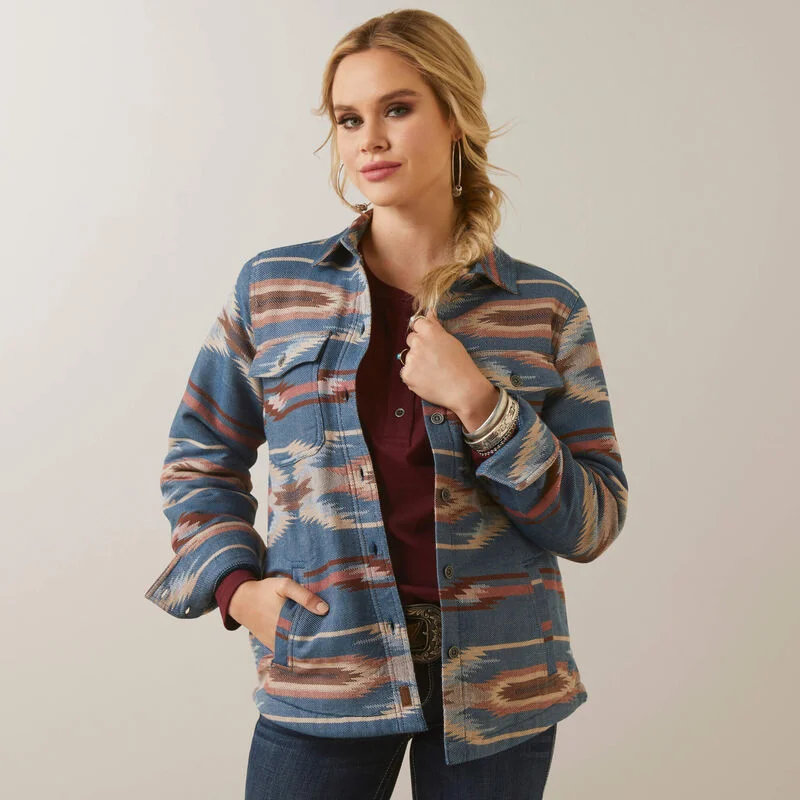 Ariat Women's Chimayo Shirt Jacket Fleece Jacket Down Jacket Parka