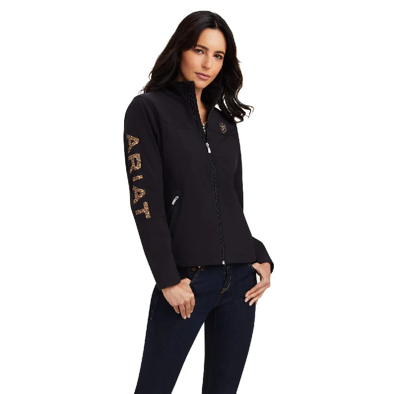 Ariat Women's New Team Softshell Jacket Satin Fabric Silk Fabric Chiffon Fabric