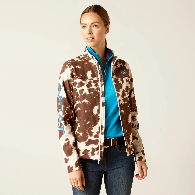 Ariat Women's New Team Softshell Print Jacket Fleece Jacket Down Jacket Parka