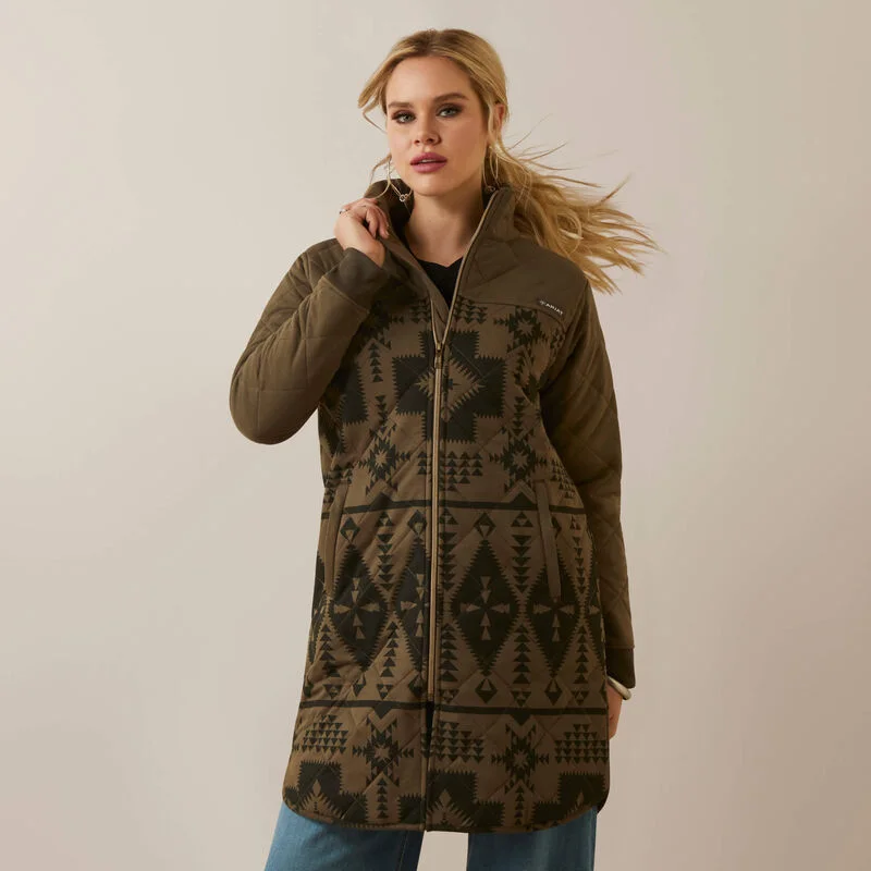 Ariat Women's Quilted Jersey Jacket Mesh Jacket Canvas Jacket Denim Jacket