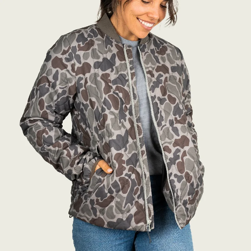 Women's Barnwell Puff Jacket Denim Jacket Leather Jacket Suede Jacket