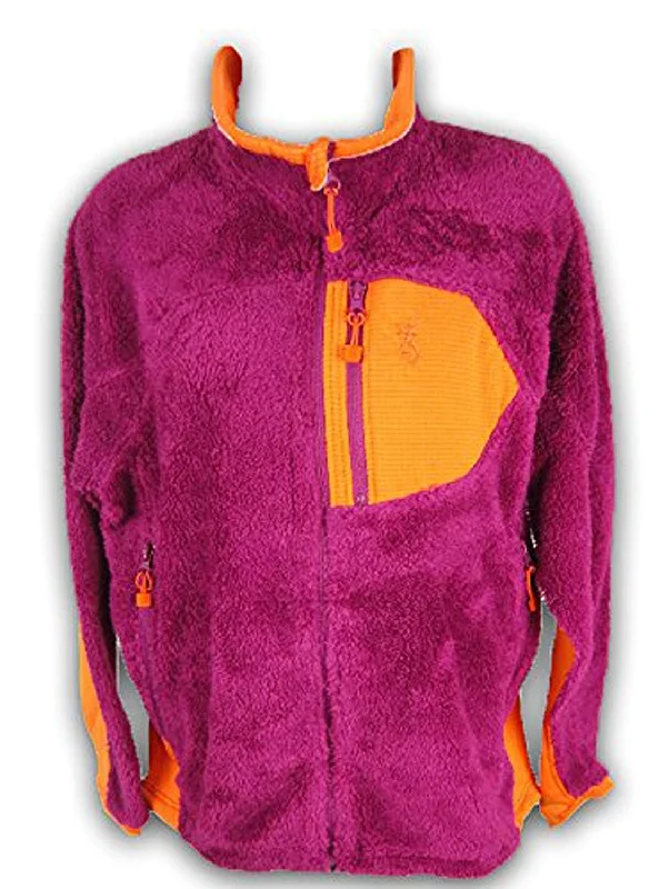 Browning Buckmark  Fleece Full Zip Jacket Magenta Womens