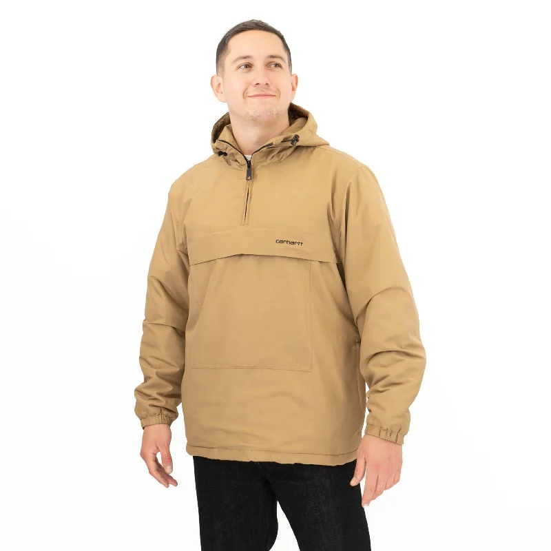 Carhartt WIP Mens Windbreaker Jackets WINTER Fleece Lined Pullover Stone Beige Herringbone Jacket Checkered Jacket Solid Jacket Carhartt WIP Mens Windbreaker Jackets WINTER Fleece Lined Pullover Stone Beige Herringbone Jacket Checkered Jacket Solid Jacket