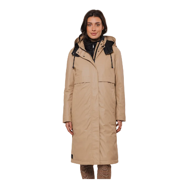 Rino & Pelle Danita Long Raincoat With Detachable Inner Jacket