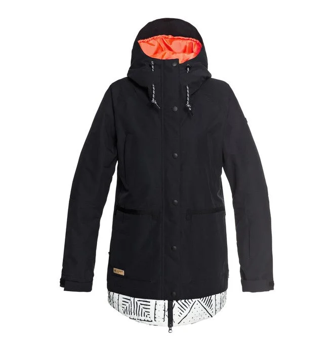 DC Women's Riji Jacket Elasticated Jacket Padded Jacket Insulated Jacket