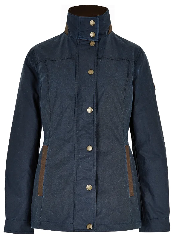 Mountrath Waxed Jacket - Ocean Blue