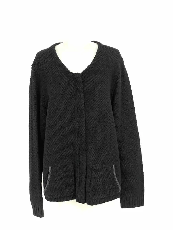 Eileen Fisher Women's Black Zip Knit Size XL Jacket One-Shoulder Jacket Off-the-Shoulder Jacket Asymmetrical Jacket Eileen Fisher Women's Black Zip Knit Size XL Jacket One-Shoulder Jacket Off-the-Shoulder Jacket Asymmetrical Jacket