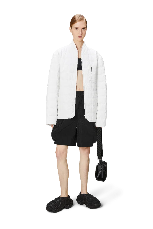 GIRON LINER JACKET WOMEN A-Line Jacket Boat Neck Shawl Collar