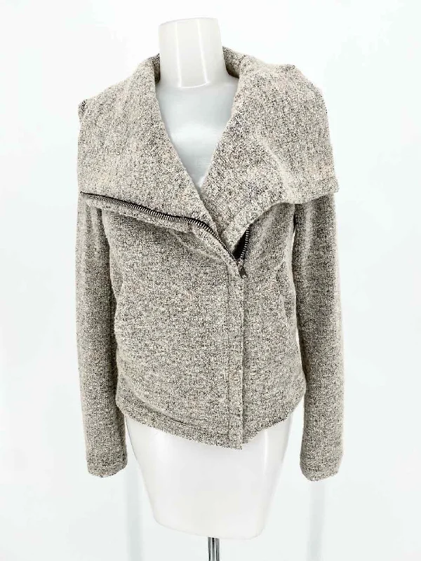 IRO Women's Gray Moto Fuzzy Size 38/4 Jacket Herringbone Jacket Checkered Jacket Solid Jacket IRO Women's Gray Moto Fuzzy Size 38/4 Jacket Herringbone Jacket Checkered Jacket Solid Jacket