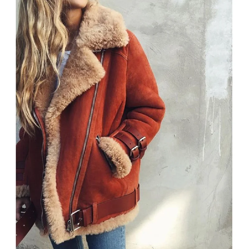 Jacket Women Coat Winter Outerwear Fashion Plus Size Overcoat For Female Thick Women Autumn Jacket Boat Neck Shawl Collar Notched Collar