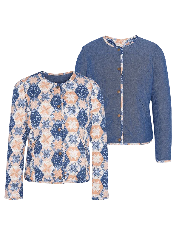 Barbour Margate Reversible Collarless Jacket Satin Jacket Silk Jacket Chiffon Jacket Barbour Margate Reversible Collarless Jacket Satin Jacket Silk Jacket Chiffon Jacket