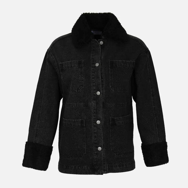 LADIES DENIM JACKET Striped Jacket Polka Dot Jacket Floral Jacket