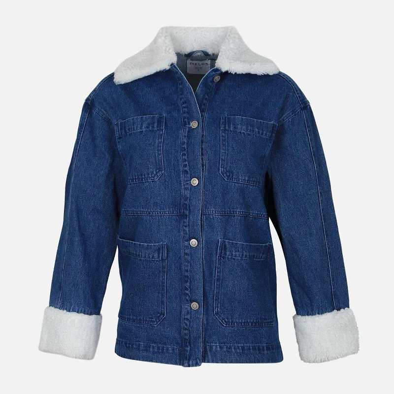 LADIES DENIM JACKET Lace Jacket Ribbed Jacket Sequined Jacket