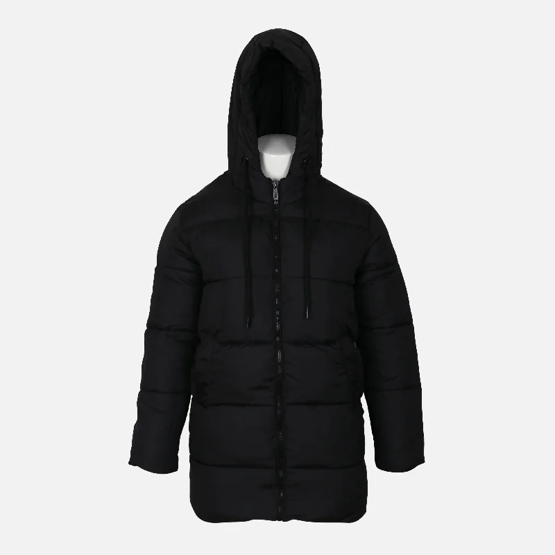 LADIES PADDED JACKET A-Line Jacket Boat Neck Shawl Collar
