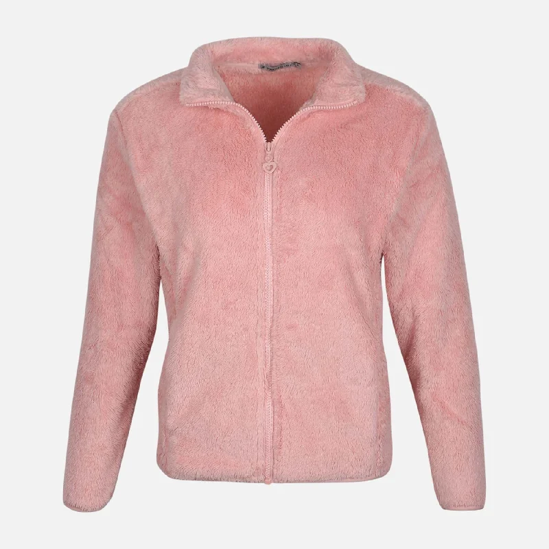 LADIES SHERPA FLEECE JACKET Cotton Jacket Linen Jacket Terry Jacket