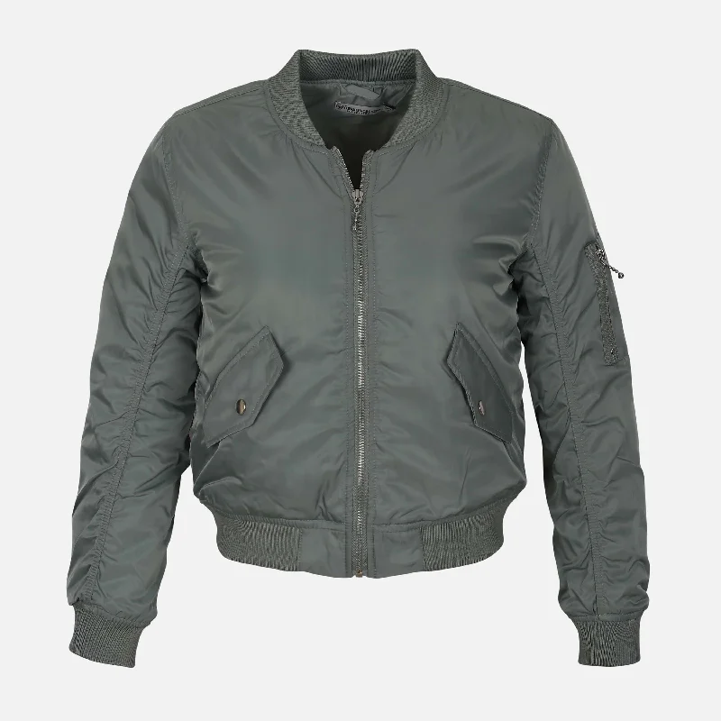 LADIES VARSITY PUFFER JACKET Faux Fur Jacket Real Fur Jacket Shearling Jacket
