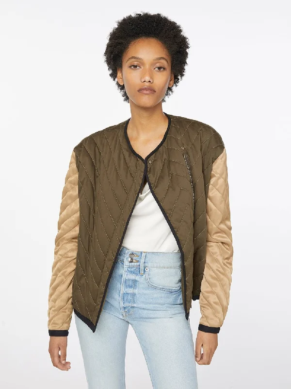 Quilted Colorblocked Jacket -- Cargo Multi Corduroy Jacket Velvet Jacket Brocade Jacket