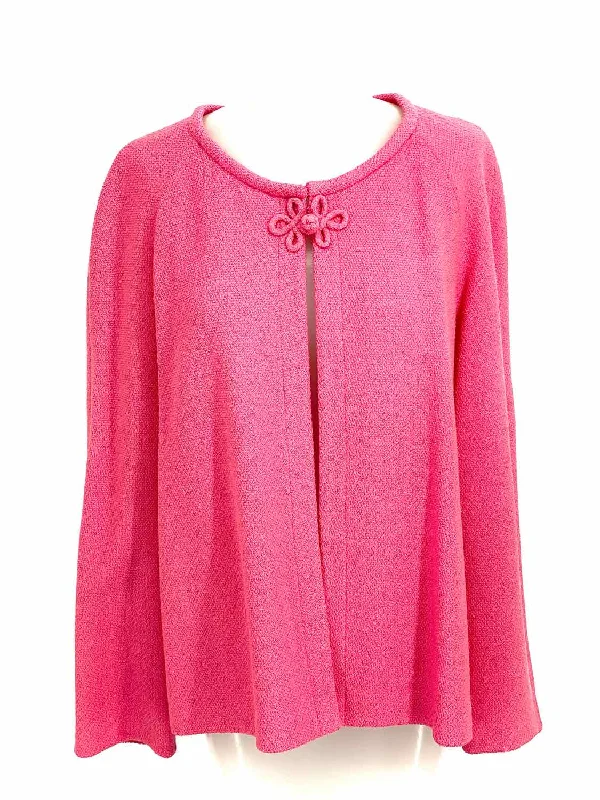ST. JOHN COLLECTION Women's Pink Santana Knit Size 12 Jacket Print Jacket Jacquard Jacket Patchwork Jacket ST. JOHN COLLECTION Women's Pink Santana Knit Size 12 Jacket Print Jacket Jacquard Jacket Patchwork Jacket
