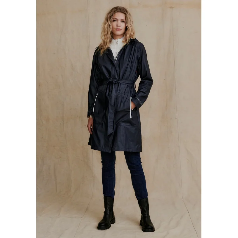 Star Rain Jacket - Dark Navy Fleece Jacket Down Jacket Feather Jacket