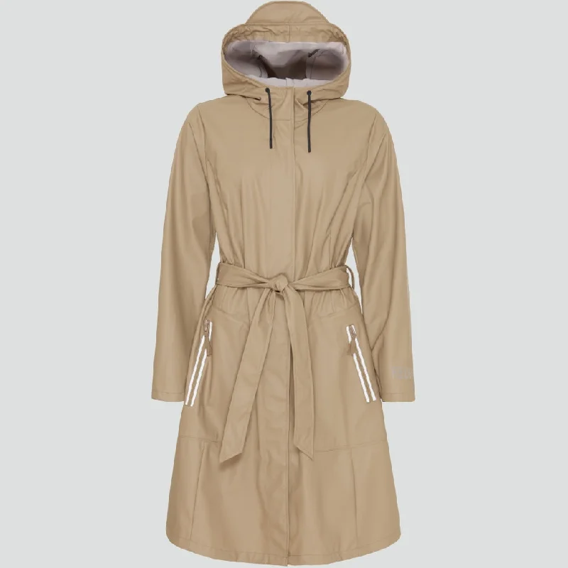 Star Rain Jacket - Dark Sand Fitted Jacket Loose Jacket Oversized Jacket