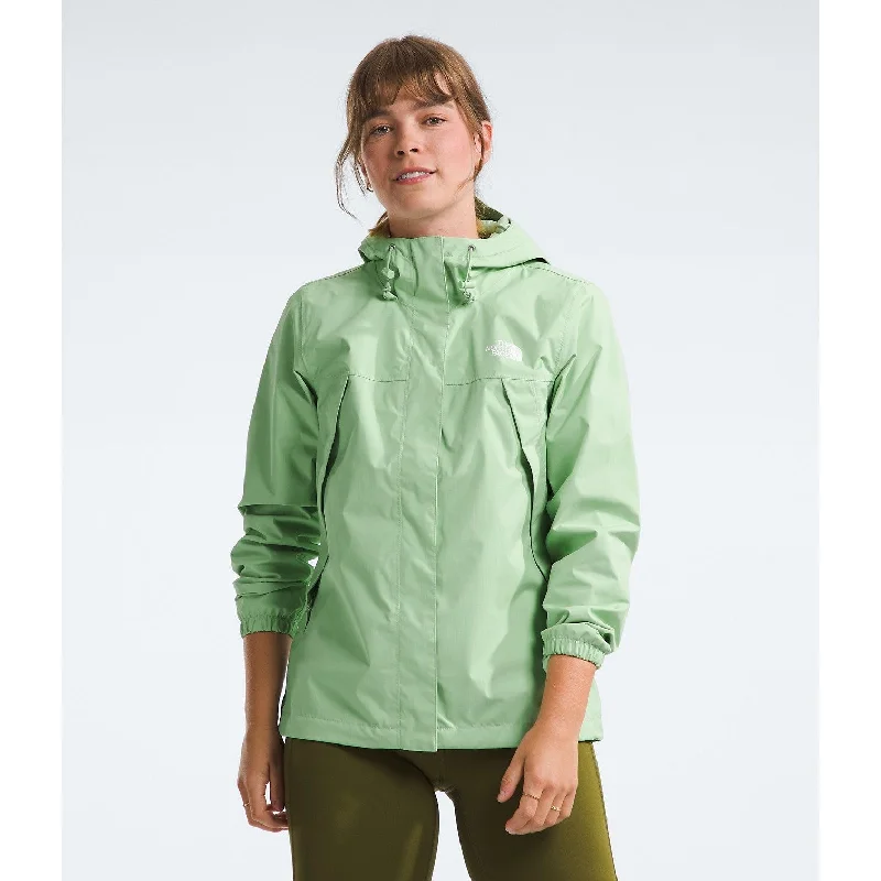 The North Face Women's Antora Jacket in Misty Sage Knit Jacket Woven Jacket Fleece Jacket The North Face Women's Antora Jacket in Misty Sage Knit Jacket Woven Jacket Fleece Jacket