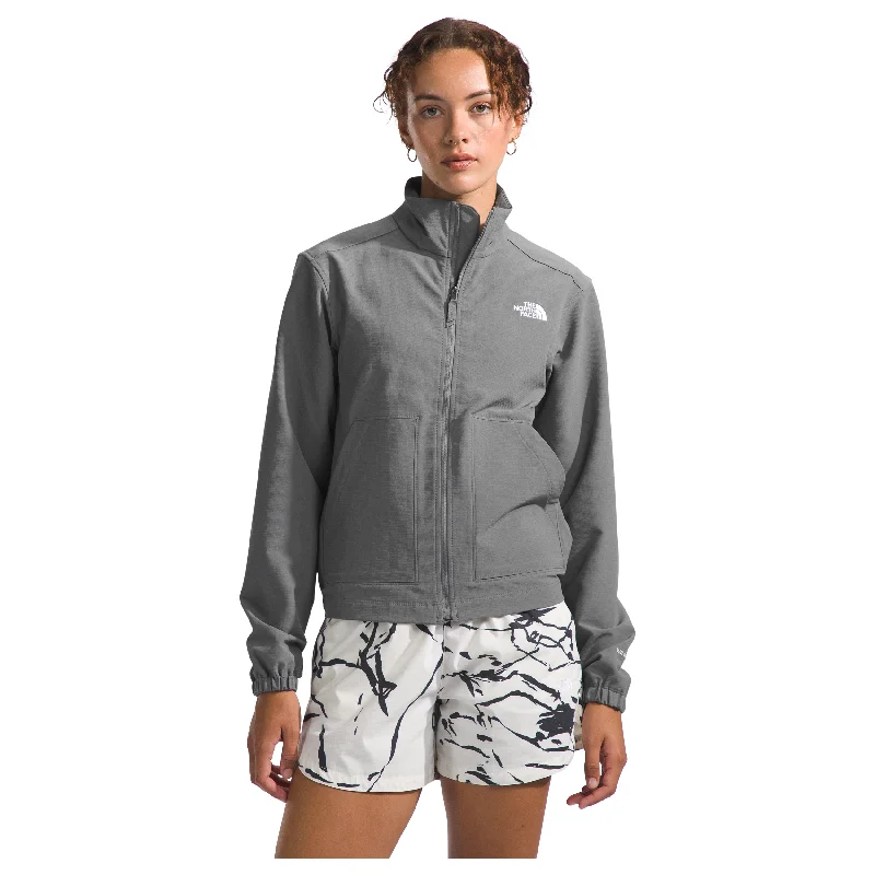 The North Face Women's Willow Stretch Jacket in Smoked Pearl Denim Jacket Leather Jacket Suede Jacket The North Face Women's Willow Stretch Jacket in Smoked Pearl Denim Jacket Leather Jacket Suede Jacket