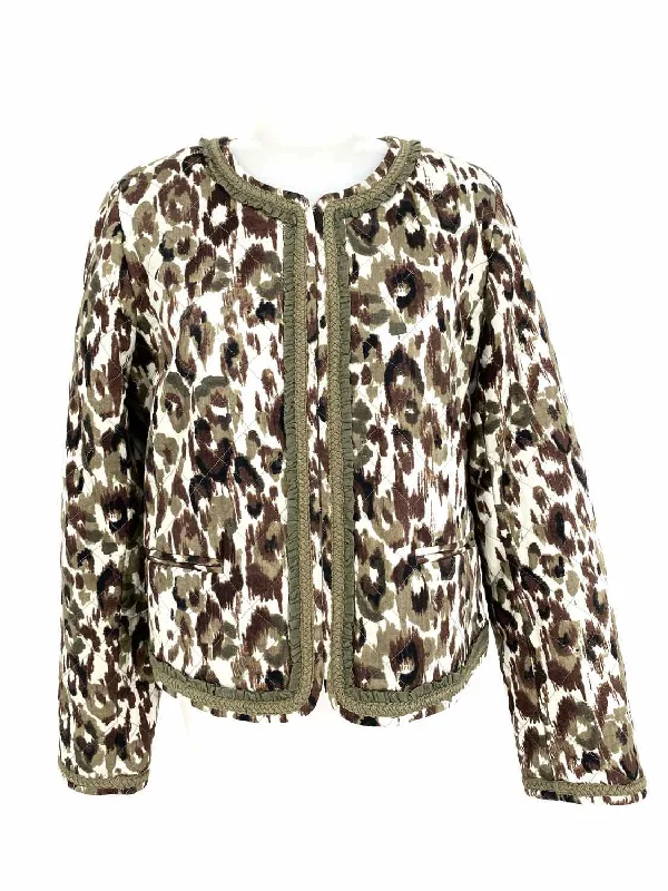 Theory Women's Green/Brown Button Down Triacetate Blend Abstract Size S Jacket Jersey Jacket Tulle Jacket Batik Jacket Theory Women's Green/Brown Button Down Triacetate Blend Abstract Size S Jacket Jersey Jacket Tulle Jacket Batik Jacket