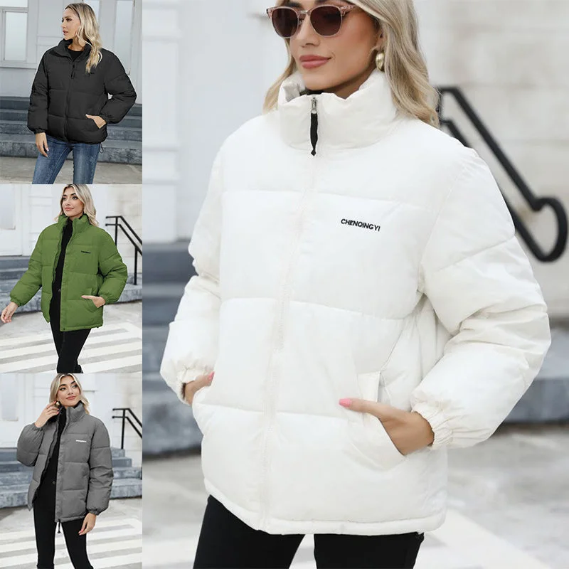 Winter Coat Women Casual Windproof Down Cotton Coat Warm Thickened Jacket Solid Outwear All-match Loose Tops Clothing Print Jacket Jacquard Jacket Embroidered Jacket Winter Coat Women Casual Windproof Down Cotton Coat Warm Thickened Jacket Solid Outwear All-match Loose Tops Clothing Print Jacket Jacquard Jacket Embroidered Jacket