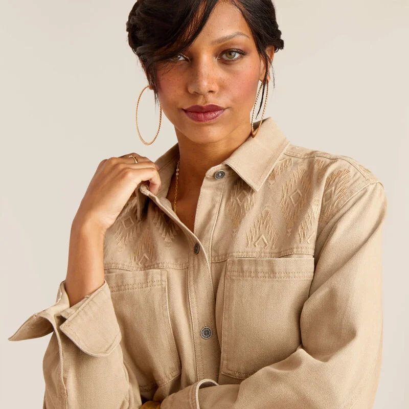 Women's Ariat Ranchester Jacket Collared Jacket Crew Neck Jacket Turtle Neck Jacket Women's Ariat Ranchester Jacket Collared Jacket Crew Neck Jacket Turtle Neck Jacket