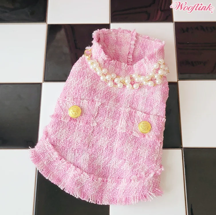 Wooflink Tweed Jacket 2 - Pink