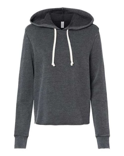 Alternative 8628 Womens Day Off Mineral Wash French Terry Hooded Sweatshirt - Washed Black New Hoodie with Zipper Versatile Modern Alternative 8628 Womens Day Off Mineral Wash French Terry Hooded Sweatshirt - Washed Black New Hoodie with Zipper Versatile Modern
