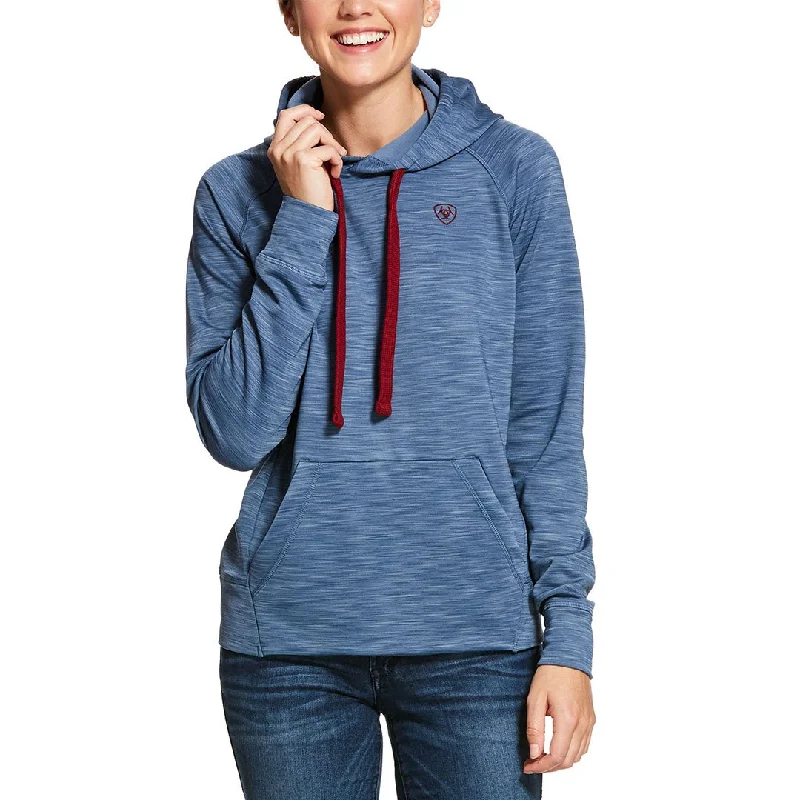 Ariat Conquest Lake Life Womens Hoodie Hoodie with Drop Shoulder Relaxed Streetwear