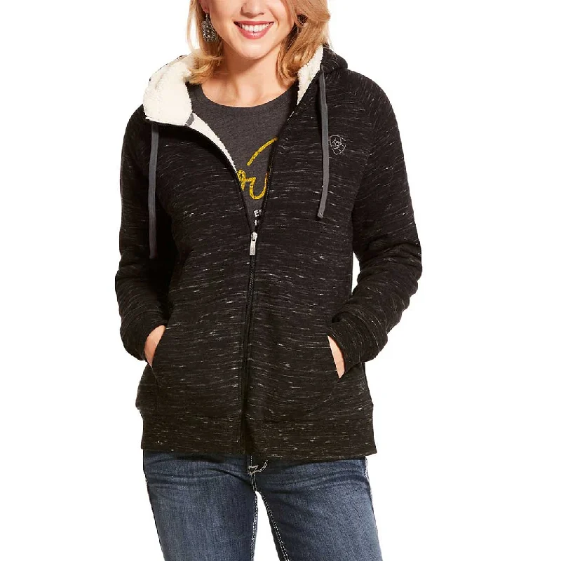 Ariat Women's Fleece Lined Zip Up Hoodie Hoodie with Pattern Geometric Abstract