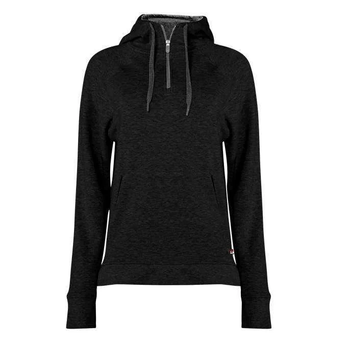 Badger Sport 1051 Fit Flex Ladies' Hoodie Zip - Black