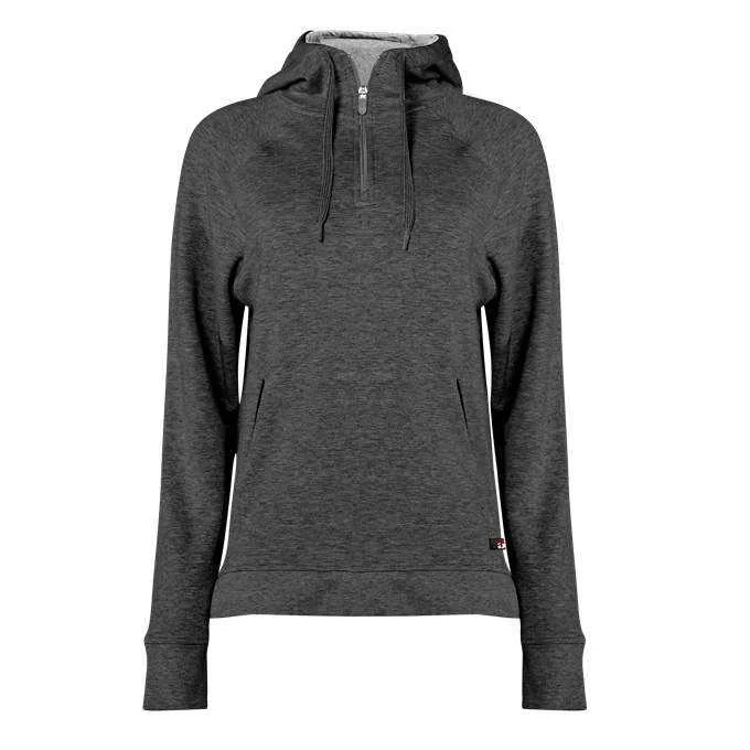 Badger Sport 1051 Fit Flex Ladies' Hoodie Zip - Charcoal