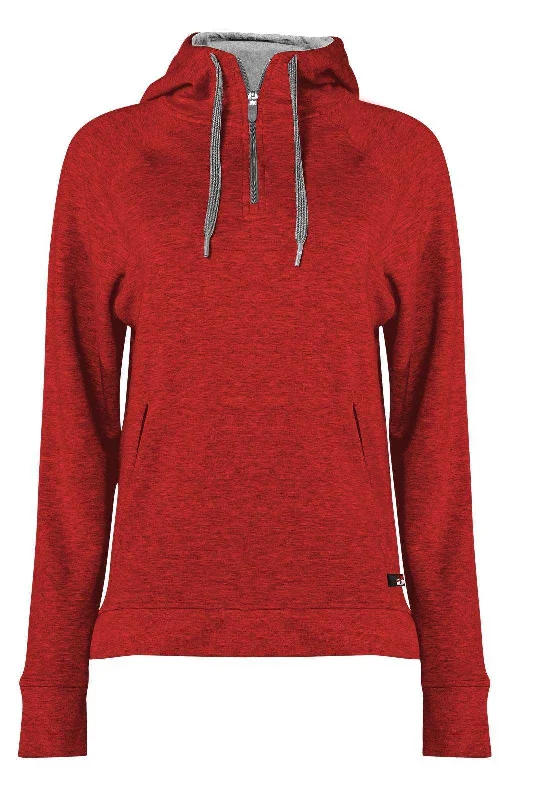 Badger Sport 1051 Fit Flex Ladies' Hoodie Zip - Red