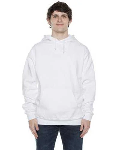 Beimar F102R Unisex 10 oz 80 20 Cotton Poly Exclusive Hooded Sweatshirt - White