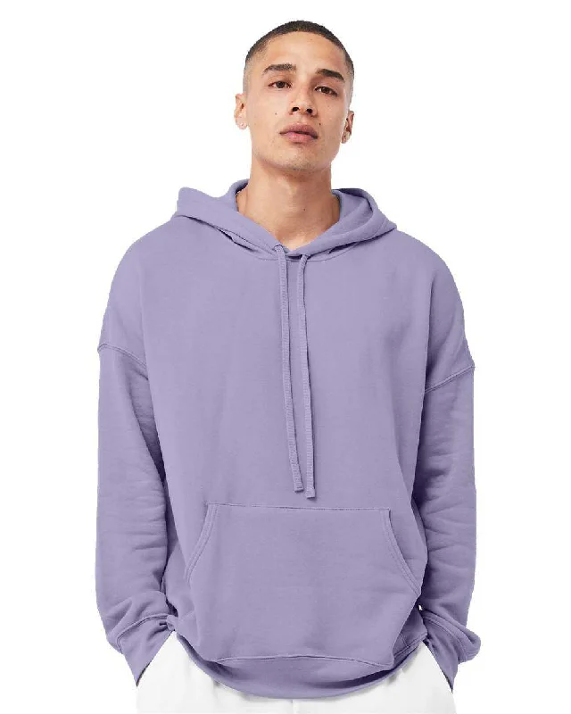 Bella + Canvas 3729 Unisex Sponge Fleece Drop Shoulder Hoodie - Dark Lavender