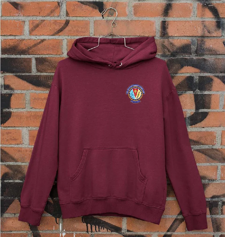bits pilani Unisex Hoodie for Men/Women Hoodie with Raw Hem Edgy Unfinished