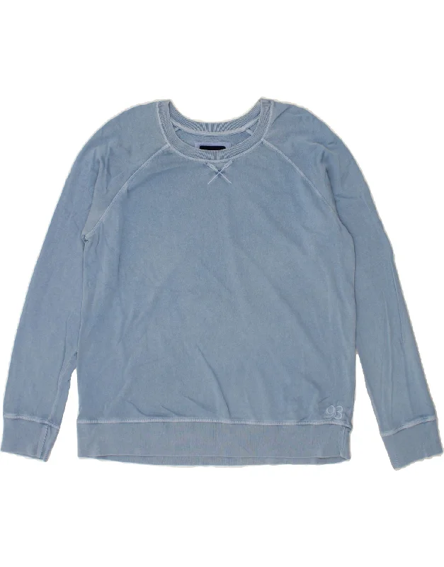 CREW CLOTHING Womens Sweatshirt Jumper UK 16 Large Blue Cotton Hoodie with Ribbed Cuffs Snug Fit Comfort CREW CLOTHING Womens Sweatshirt Jumper UK 16 Large Blue Cotton Hoodie with Ribbed Cuffs Snug Fit Comfort